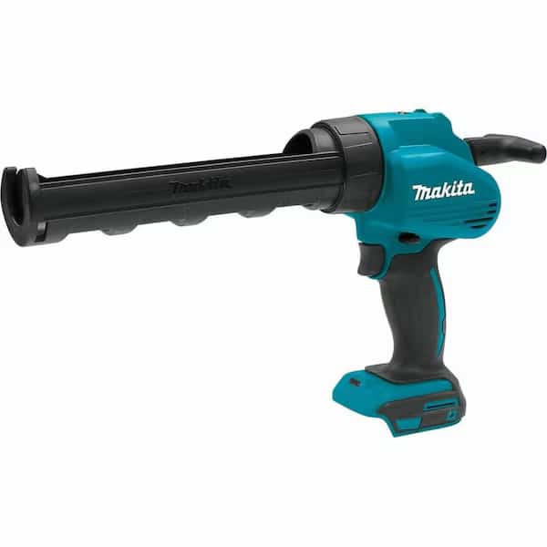 Caulk Gun, Black/Blue, 10 oz Capacity, 18V DC