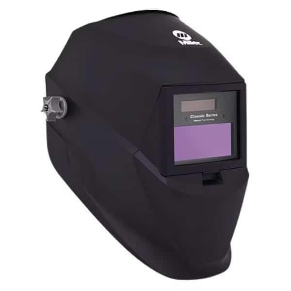 Welding Helmet, 2 Arc Sensors, 3 Operating Modes, Auto-Darkening, Digital, 6 sq in Viewing, Black