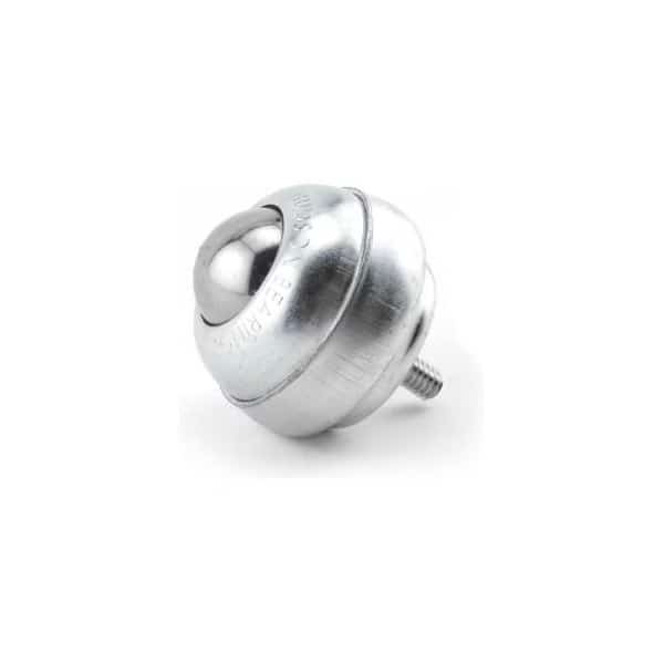 Hudson 1in Carbon Steel Ball 1/4in Stud in Carbon Steel Housing Deep Cut