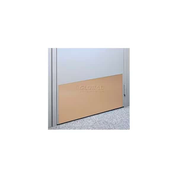 Kick Plate Made From .040" PVC Sheet, 24" x 48", Silver Gray