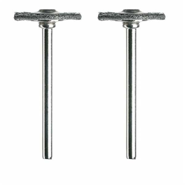 Carbon Steel Brushes - 0.75 in., 2PK