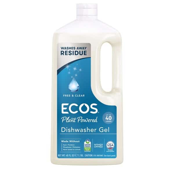 Gel Dishwasher Detergent, 40 oz., PK8