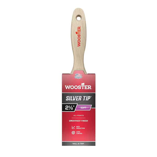 5222 2.5 in. Tip Varnish Brush - Silver