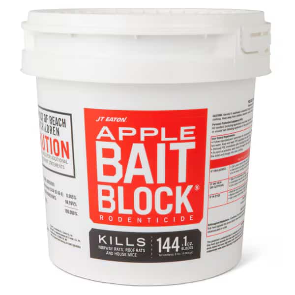 Rodenticide,Blocks,Diphacinone,10.1 lb., Mfr#: 709-AP, JT EATON