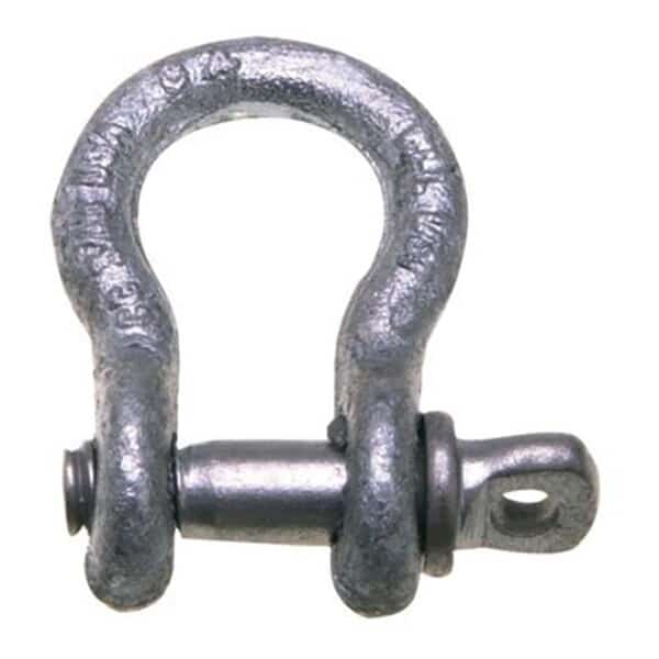 1-4 Inch 1-2T Anchor Shackle W-Screw Pin Carbon