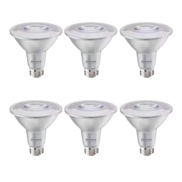 75-Watt Equivalent Dimmable Flood PAR30LN Medium E26 LED Light Bulb, 3000K, 6PK