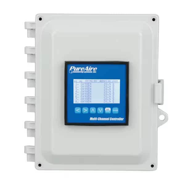 8-Channel Programmable Controller for Oxygen, Carbon Dioxide & Combustible Gas Detectors
