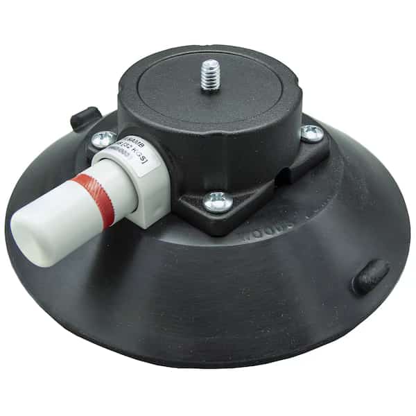 Suction Cup Mount, 6 In Dia, 1/4-20x1/4