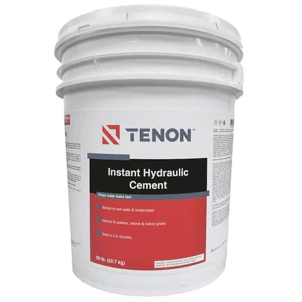 Instant Hydraulic Cement, 50 Pound, Bag, Tenon, Mfr#: 128280