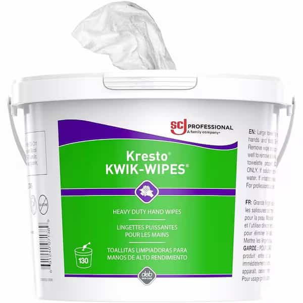 Cleansing Wipes, Heavy Duty, PK4