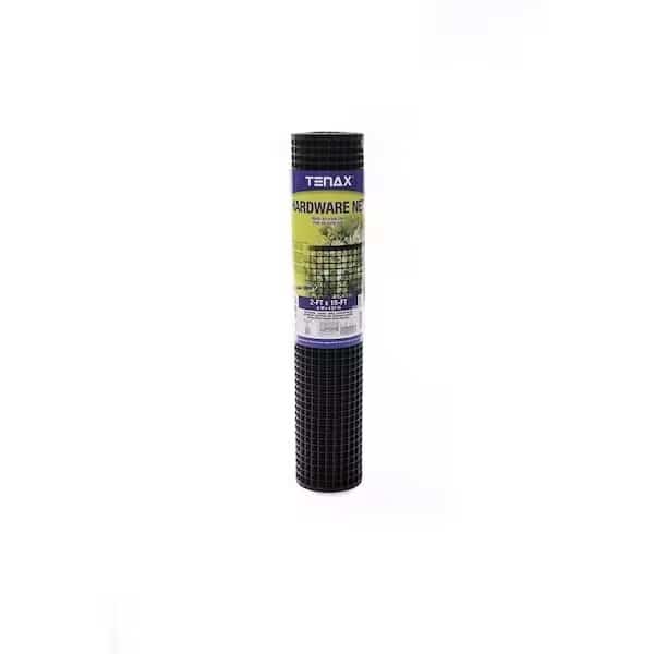 TENAX 711391 Hardware Net, 1/2 x 1/2 in Mesh, 15 ft L, Polyethylene