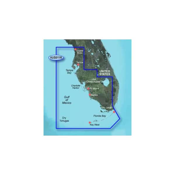 BlueChart g3 Vision HD, VUS011R, Southwest Florida, microSD /SD