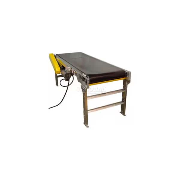 Omni Metalcraft Powered 20"W x 10'L Belt Conveyor without Side Rails