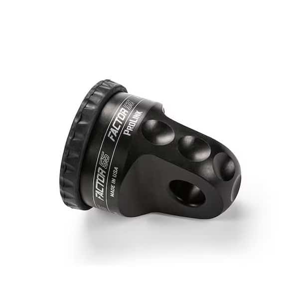 PROLINK LOADED ASSEMBLY - BLACK 16000 LB W/TITANIUM PIN & RUBBER GUARD
