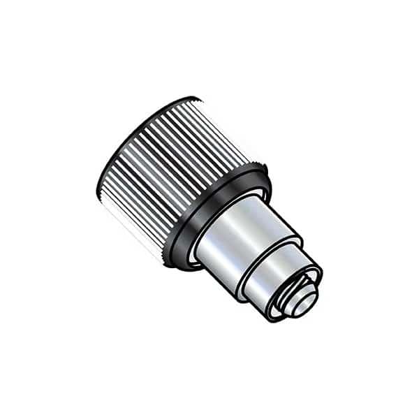Captive Panel Screw, 1032X.440X.125 Thrd Sz, 0.44 in Lg, Black