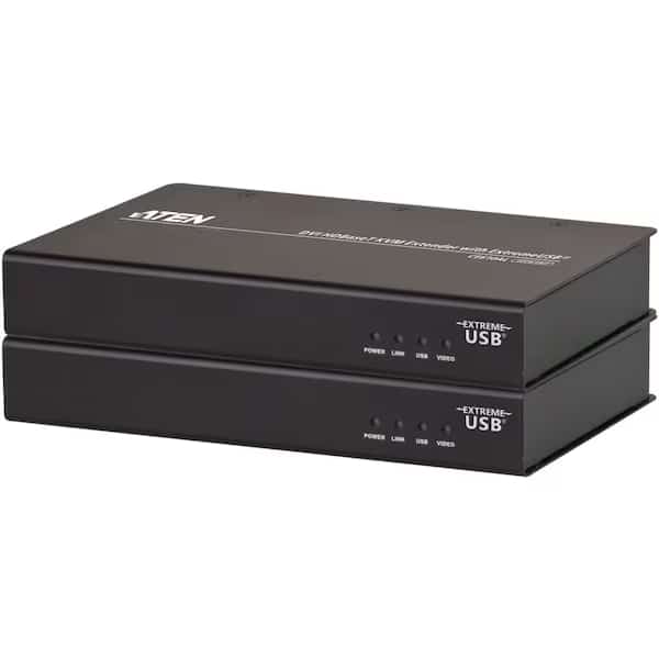 Usb 2.0 Dvi Hdbaset Kvm Extender Up To 300 Ft