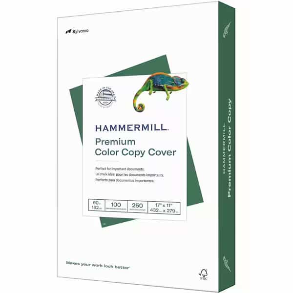 Paper for Color 11x17 Laser, Inkjet Printable Multipurpose Card Stock  Photo White, White, 250PK