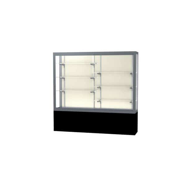 Display Case,72x66x16,Plaque,Satin, Mfr#: 13406-PB-SN, WADDELL DISPLAY