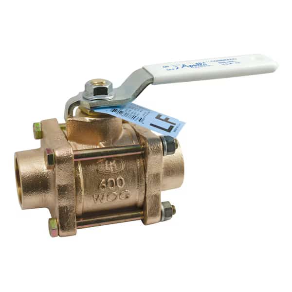 LF Bronze Ball Valve,Sweat,1/2 in, Mfr#: 82LF20301, APOLLO