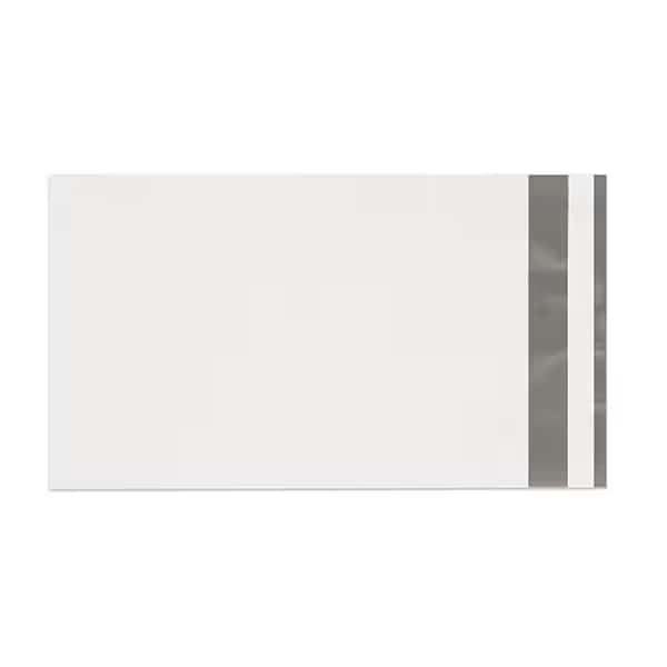 Opaque White Poly Mailer Bag, 2., PK1000, Width: 6