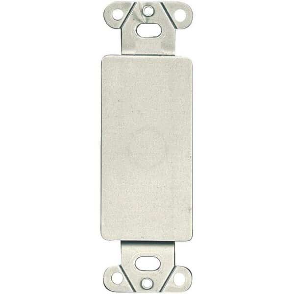 Wallplate Adapter, 1Gang, Polycarbonate, White