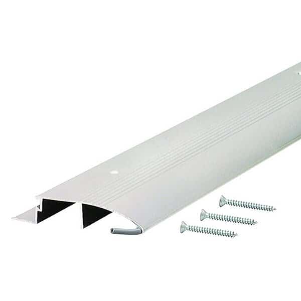 0 Bumper Threshold with Insert, 36 in L, 312 in W, Aluminum