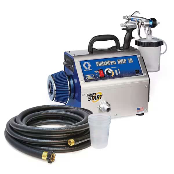 HVLP Paint Sprayer, 4 Stages, 1 qt. Tank