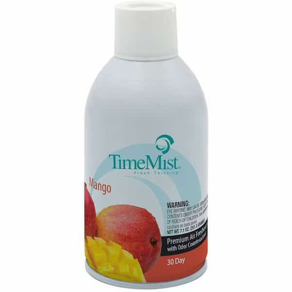 TimeMist Premium Metered Air Care Refills, Mango  66 oz Can, 12 CansCase  1042810