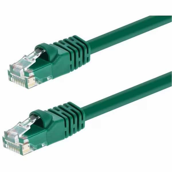 Ethernet Cable, Cat 5e, Green, 3 ft., MONOPRICE, Mfr# 2133