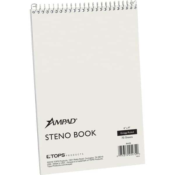 Kraft Cover Steno Book, White