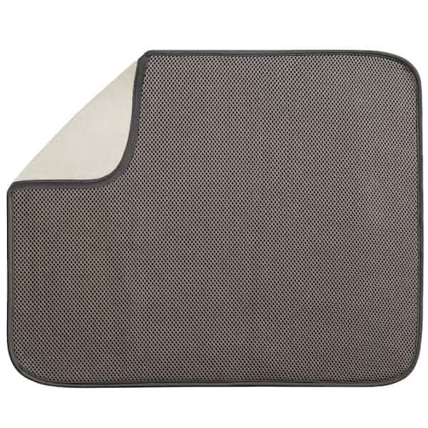Drying Mat, 18 in L, 16 in W, Microfiber TerryPolyester