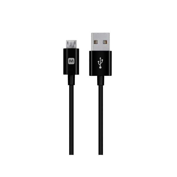 Usb A To Micro B Cable, 6" Black