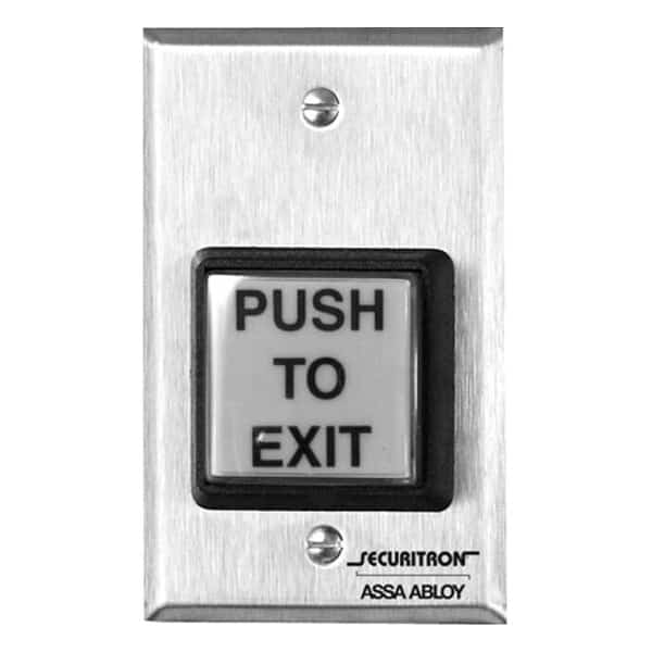 Push to Exit Button, SPDT, Momentary, 5A