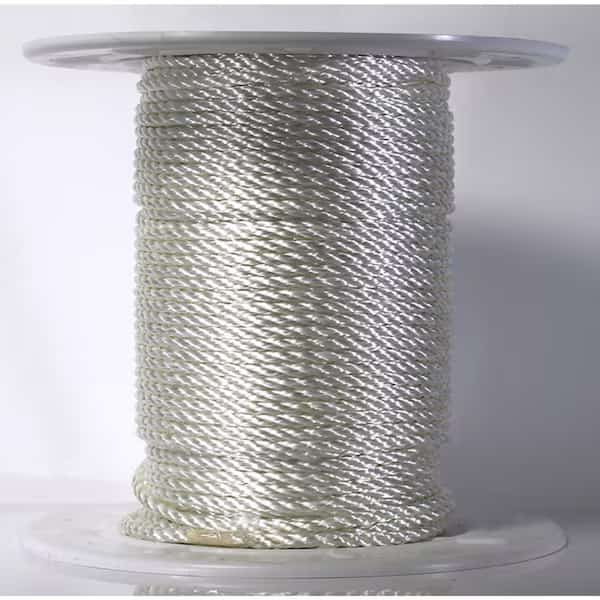 Koch Industries 1/4 in. D X 600 ft. L White Twisted Nylon Rope