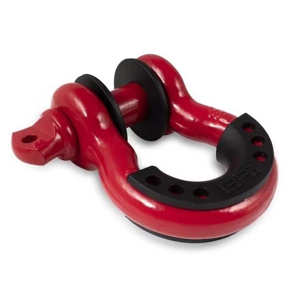 3/4 RED D-RING WITH ISOLATORS(SINGLE)