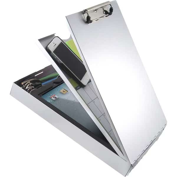 8-1/2" x 11" Clipboard 1/2", Silver