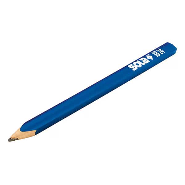 Wet/Dry Pencil, 9-7/16 x 1/2 In, Flat, PK6