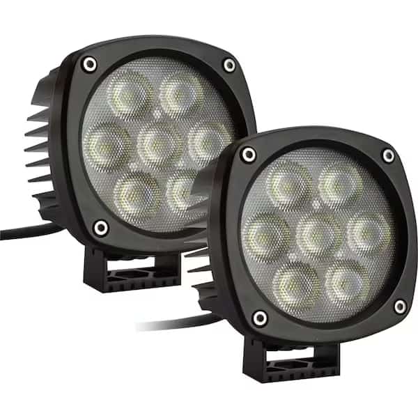 Hd Series 4.3In 35W/5,000Lm Round Cree Led Spot Light (Pair) Pr