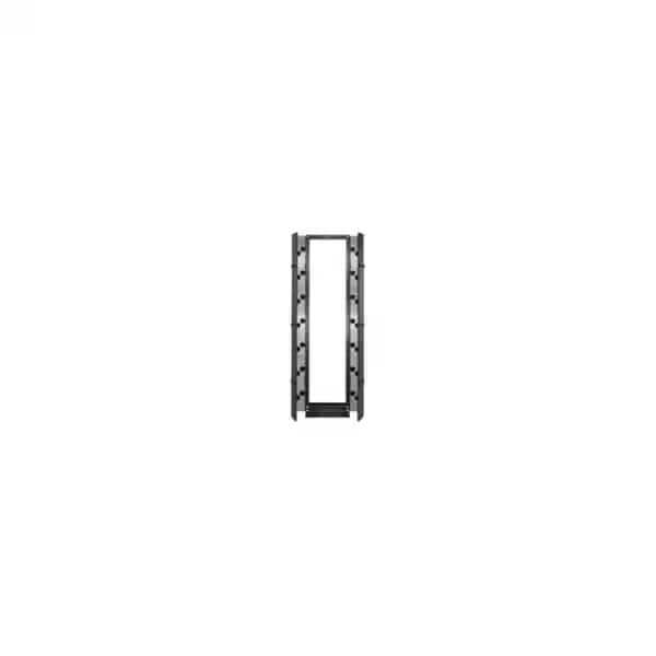 MCS MASTER VERTICAL CABLE MGR, DBL-SIDED 84"HX4.4"WX16.15"D, BLACK
