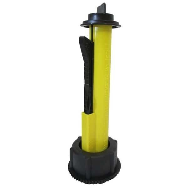 000 Stop Flow Spout, 634 in H, Plastic, Black, Scepter, Mfr#: 72