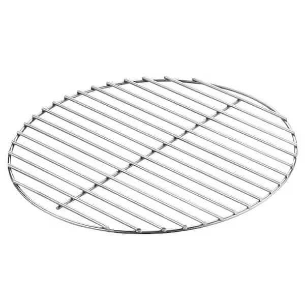 Charcoal Grate, 1312 in L, 1312 in W, Steel, Plated