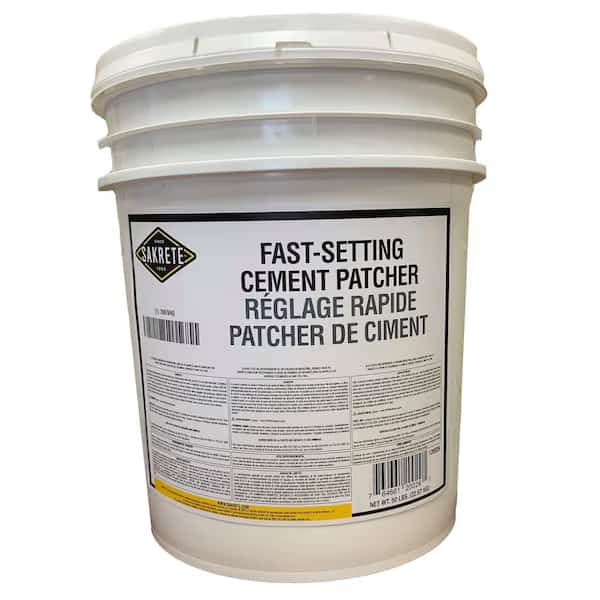 Concrete Repair Compound, Pail, Gray, Fast Setting