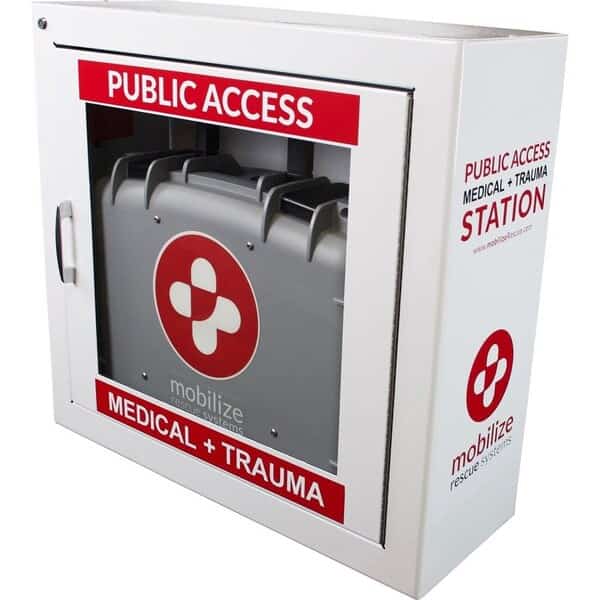 Medical Supply Case, Steel, 8 in L, 22 1/2 in W, White
