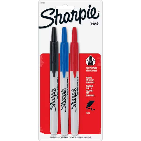 Permanent Marker Set,Assorted,Fine,PK3, Mfr#: 32726PP, SHARPIE