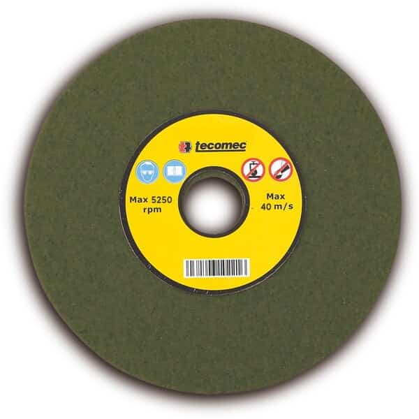 Grinding Wheel 1/8" Chainsaw Chain Sharpening, 5-3/4" X 7/8" X 1/8", Green, 80 Fine Grit