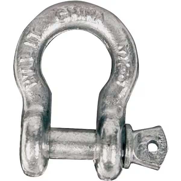 Koch 081613/MC655G Anchor Shackle, 9.5 ton Weight Capacity, Galvanized Steel