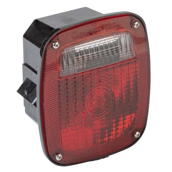 Stop/Turn/Tail Light,Square,Red,5-3/4" L, Mfr#: 53650, GROTE
