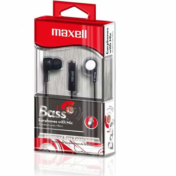 B13 199621 Earset, Black, 12PK