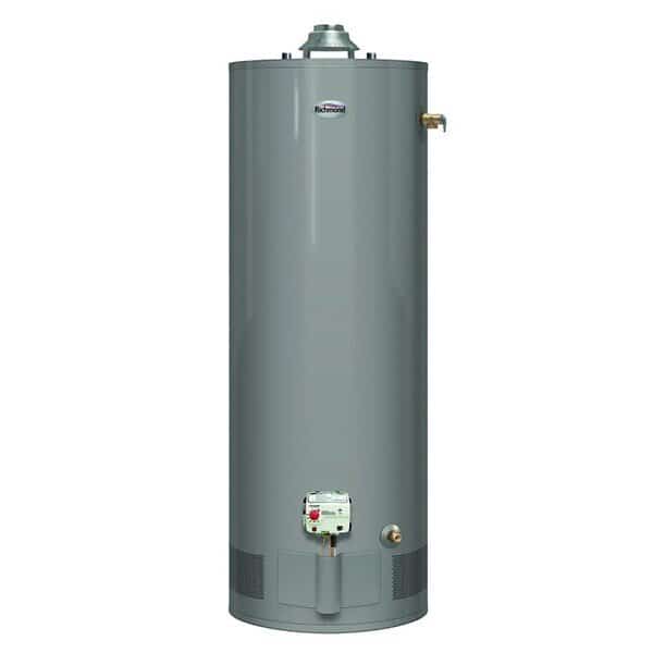 Essential Series Gas Water Heater, Liquid Propane, 40 gal Tank, 67 gph, 32000 Btuhr BTU, Richmond, Mfr#: 6G40-32PF3