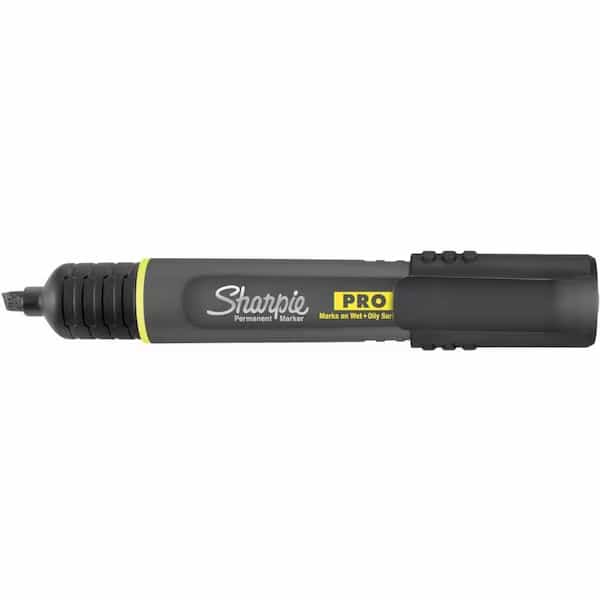 PRO Black Chisel Tip Permanent Marker 1 pk, 4PK, Sharpie, Mfr#: 2178491